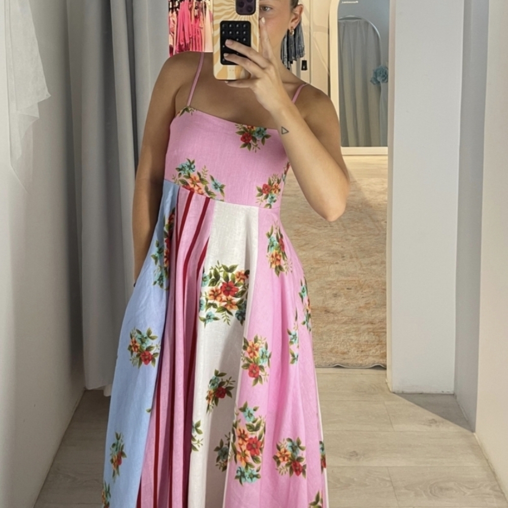 Aston Studio RUE DRESS IN MULTI BOUQUET - Picture 4 of 14